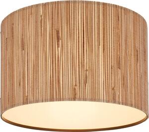 Lampada da soffitto Briloner Slama, paralume in alghe marine, stile boho, attacco E27, naturale, Ø35 x 28 cm