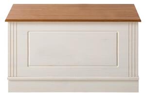Cassapanca in legno di pino bianco 80x45 cm Anita - Støraa