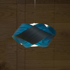 LZF LAMPS Lampada a sospensione Nut, dimmerabile, Blu, Soggiorno / Sala da pranzo, Legno, Design, Lampada a sospensione