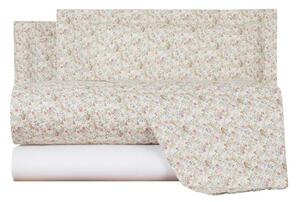Completo Lenzuola In Percalle Sous-bois Matrimoniale - 250X290 Emporium Floreale Rosa Caleffi