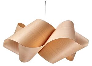 LZF LAMPS Lampada a sospensione Swirl, dimmerabile, Legno chiaro, Soggiorno / Sala da pranzo, Legno, Design, Lampada a sospensione