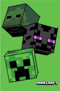 Coperta per bambini verde in vello 100x150 cm Minecraft "The Mobs" – Jerry Fabrics