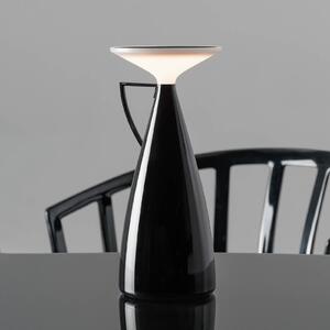 Kartell Lampada da tavolo a LED Camomille, dimmerabile, Nero, Soggiorno / Sala da pranzo, Plastica, Design, Lampada da tavolo LED