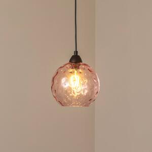 Lampada a sospensione in vetro Benek Opviq, dimmerabile, Violetto / Fucsia / Rosa, Soggiorno / Sala da pranzo, Vetro, Giovanile, Lampada a sospensione