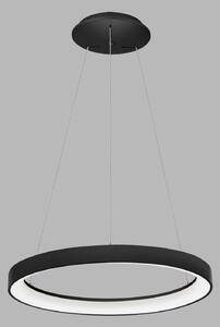 Lampadario LED BELLA SLIM P-Z CRI90, variante: NERO, Ø 580 mm, 3000/4000 K