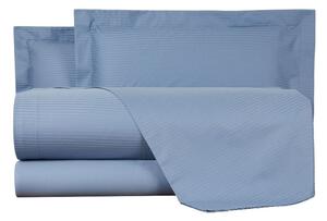 Completo Lenzuola In Raso Di Cotone Riga-raso Matrimoniale - 250X290 Emporium Tinta Unita Avio Caleffi