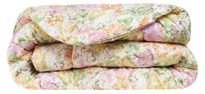 Trapunta In Percalle Trees Singolo - 180X260 Emporium Floreale Arancio Caleffi