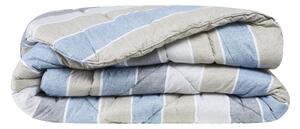 Trapunta In Percalle Cortina 220x260 Emporium Floreale Blu Caleffi