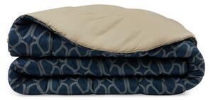 Trapunta In Raso Di Cotone Bloom Matrimoniale - 270X260 Trussardi Geometrico Blu Caleffi