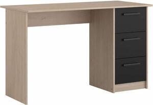 Parisot Right Office 3 ripiani - Brooklyn Chene Dekor - L 121,4 x P 55 x H 74,5 cm - Essenziale