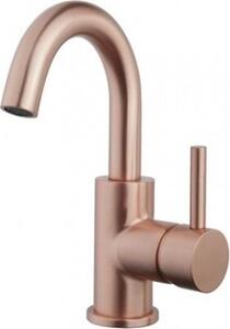 Miscelatore per lavabo, rame alto, spazzolato, miscelatore per lavabo, 22,9 cm, CARAL