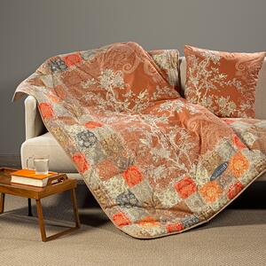 Plaid Scaldotto In Cotone Berry CM. 130X170 Caleffi Non Specificato Ambra Caleffi