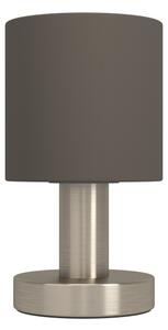 Eglo 31842 - Lampada da tavolo MONTETTO 1xE14/40W/230V marrone/cromo satinato