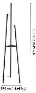 Eglo 901052 - Lampada da terra LED MONGOLANA LED/30W/230V nera