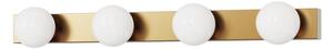 Brilagi - Illuminazione LED per specchio da bagno HOLLYWOOD 4xLED/3W/230V IP44 oro