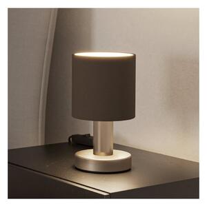 Eglo 31842 - Lampada da tavolo MONTETTO 1xE14/40W/230V marrone/cromo satinato