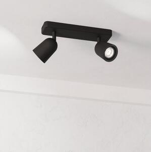Eglo 901953 - Faretto CAMALDOLI 2xGU10/10W/230V nero