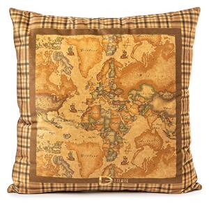 Cuscino D'arredo In Velluto Geo Tartan CM. 50X50 Alviero Martini 1A Classe Geo Caleffi