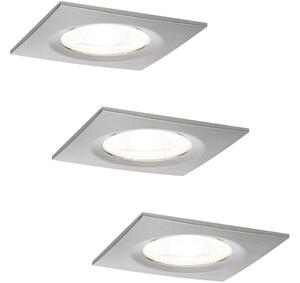 Paulmann 93615 - SET 3x LED/7W IP44 Lampada dimmerabile da incasso per bagno