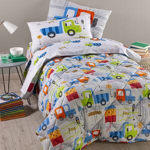Trapunta In Cotone City Car Singolo Caleffi Kids Ragazzo Grigio Caleffi