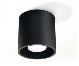 Apparecchio da soffitto nero Roda - Sollux