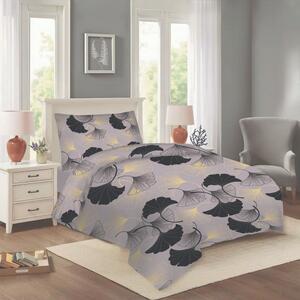 Biancheria da letto singolo in cotone grigio 140x200 cm Jess - Cotton House