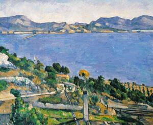 Riproduzione L'Estaque View of the Bay of Marseilles, Paul Cezanne