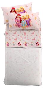 Completo Lenzuola In Cotone Magic Princess Singolo Warner Bros Ragazza Caleffi