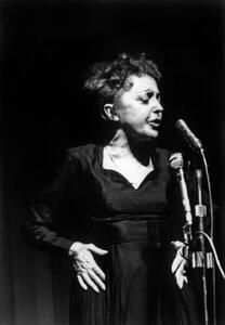 Fotografia Edith Piaf on Stage Paris 1962