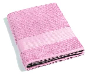 Telo Bagno In Cotone Sirena '99 Standard Spugnissima Tinta Unita Rosa Caleffi