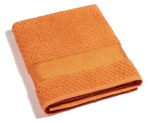 Telo Bagno In Cotone Sirena '99 Standard Spugnissima Tinta Unita Arancio Caleffi