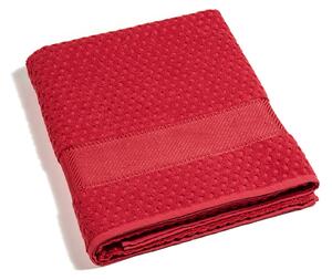 Telo Bagno In Cotone Sirena '99 Standard Spugnissima Tinta Unita Rosso Caleffi