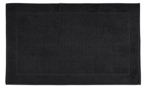 Tappeto Bagno In Cotone Sirena '99 CM. 70x130 Spugnissima Tinta Unita Nero Caleffi