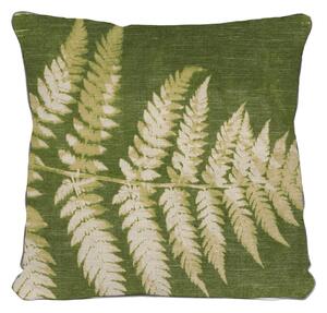 Cuscino verde con motivo a foglie Foglie, 45 x 45 cm - Really Nice Things