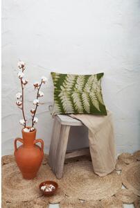 Cuscino verde con motivo a foglie Foglie, 45 x 45 cm - Really Nice Things