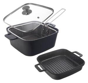 Teglie in set in alluminio 2 pz 24,5x32,5 cm GRANDE - Orion