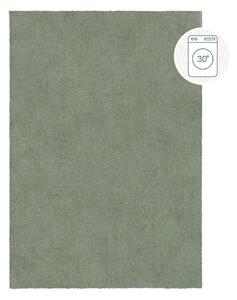 Tappeto verde lavabile in fibre riciclate 160x230 cm Fluffy - Flair Rugs