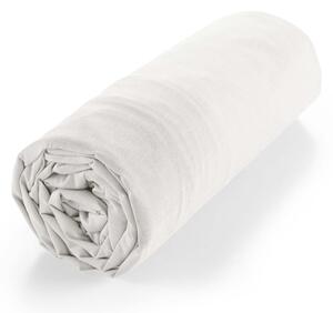 Lenzuolo elasticizzato bianco in cotone biologico 180x200 cm Biolina - douceur d'intérieur