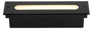 Faretto da terra moderno nero 30 cm con LED IP65 - Eline