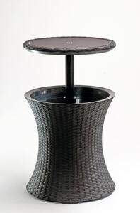 Tavolo da giardino rotondo con vaschetta per il ghiaccio 49,5x49,5 cm Cool - Keter