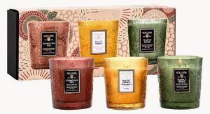 Set di 3 candele profumate fatte a mano Fragrant Foliage Demi