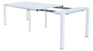 ARIZONA - set tavolo in alluminio cm 85 x 51,50/104/156/208/260 x 74 h con 6 sedute