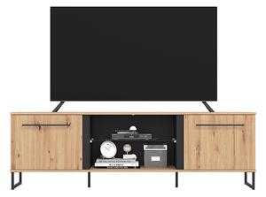 DODO - porta tv moderno colore rovere con 2 ante cm 170,5 x 42 x 54 h