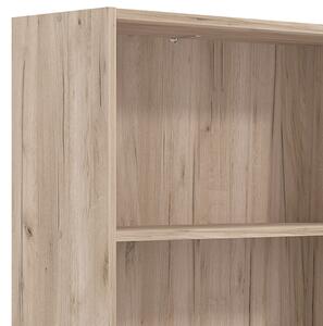 MADDIE - libreria cinque ripiani moderno minimal in legno cm 70 x 24,5 x 176,5 h