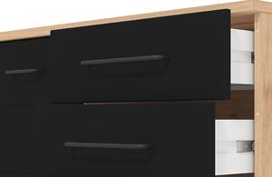 ELLIE - madia due ante quattro cassetti moderna cm 161,5 x 40 x 84 h