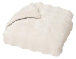 Coperta color crema in micropile 180x220 cm Mounty – douceur d'intérieur