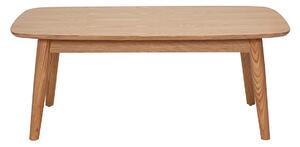Tavolino rettangolare in legno chiaro frassino L100 cm NORDECO