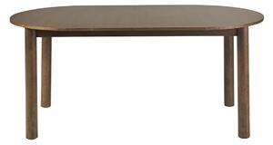 Tavolo allungabile ovale in legno scuro noce L180-230 cm CLAUDIE
