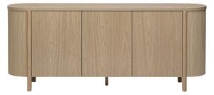 Credenza finitura legno chiaro rovere 3 ante L180 cm PAOLINE