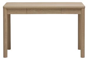 Scrivania con cassetto finitura legno chiaro rovere L120 cm IZZIE